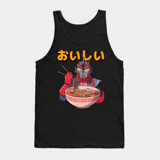 Ramen Ninja Robot Tank Top